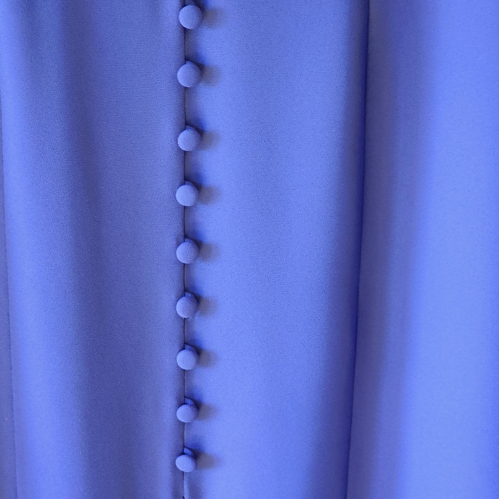 Vintage Maggy London Royal Blue Maxi Dress Plus Size 20 - Picture 8 of 12
